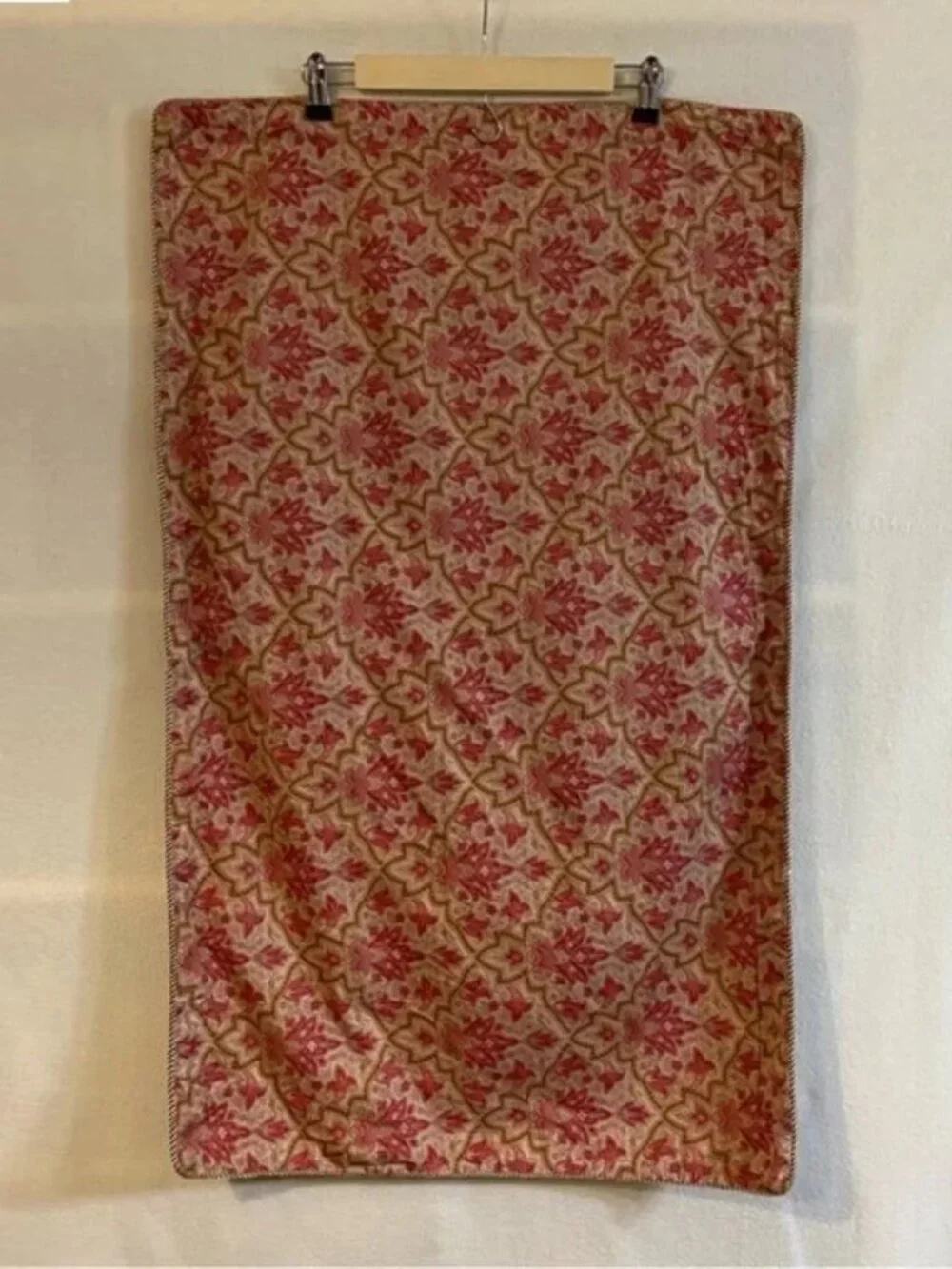 Lauren Ralph Lauren Langham Briarleigh pink brown paisley 100% cotton King sham